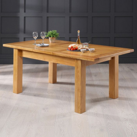 Forrester : Bàn Ăn Kéo Giản + 8 Ghế Mặt Nệm ( KD 1191 )